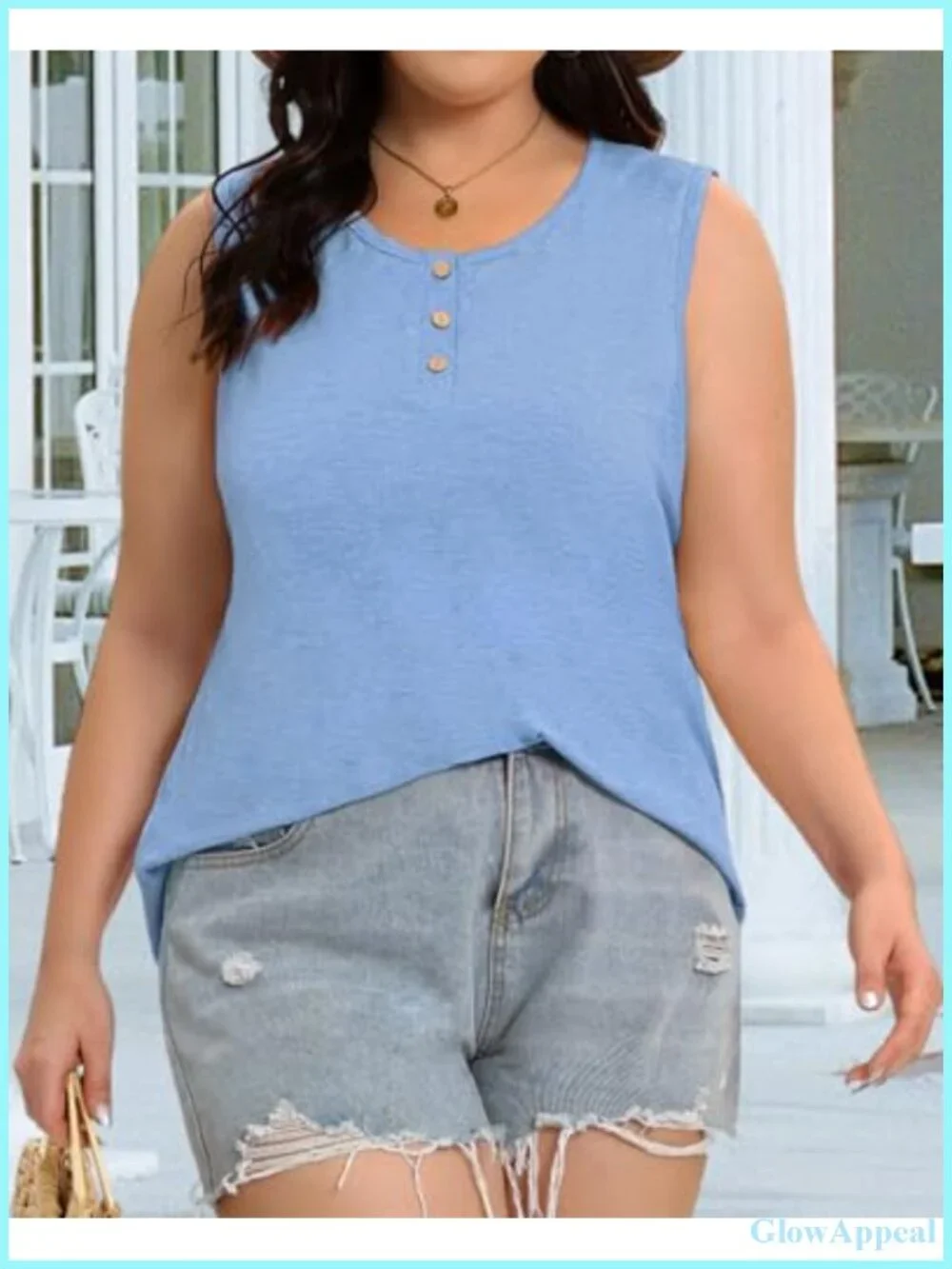 Plus Size Tank Tops for Women Sleeveless Cotton